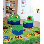 Set Mobilier Canapea 2 locuri + Fotoliu+ Masuta Soft Touch - Inapoi la Naura - Back To Nature 